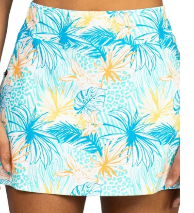 Quality Waikiki Beach Missy Side Zipper Swim Skirt w Pockets Innovative