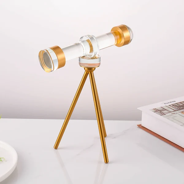 Safe Crystal Golden Tripod Telescope Eco-Friendly