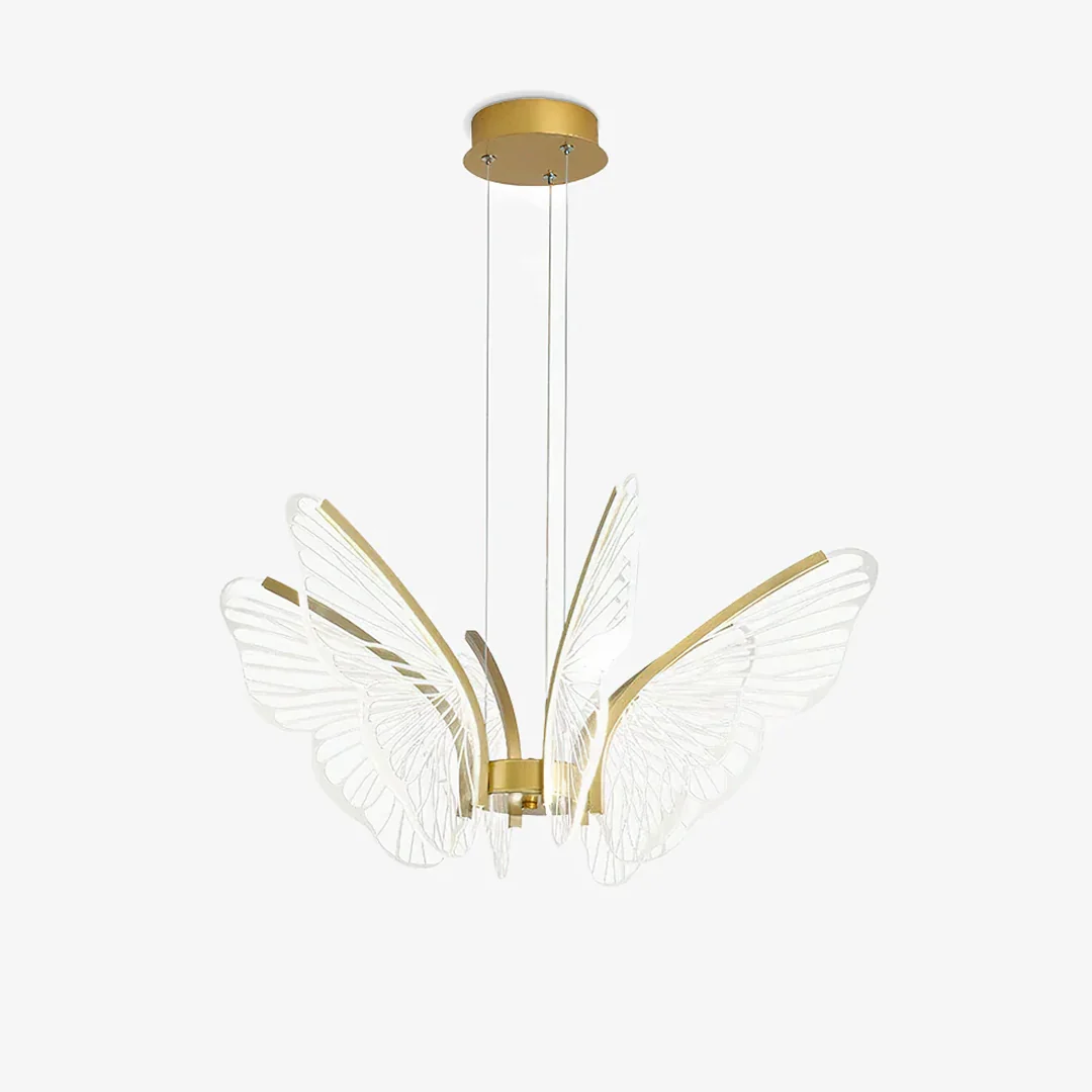 Soft Ribbed Butterfly Chandelier Classic