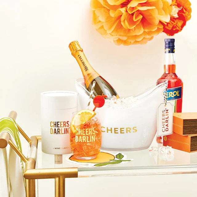 Fast Cheers Acrylic Beverage Bucket Lightweight