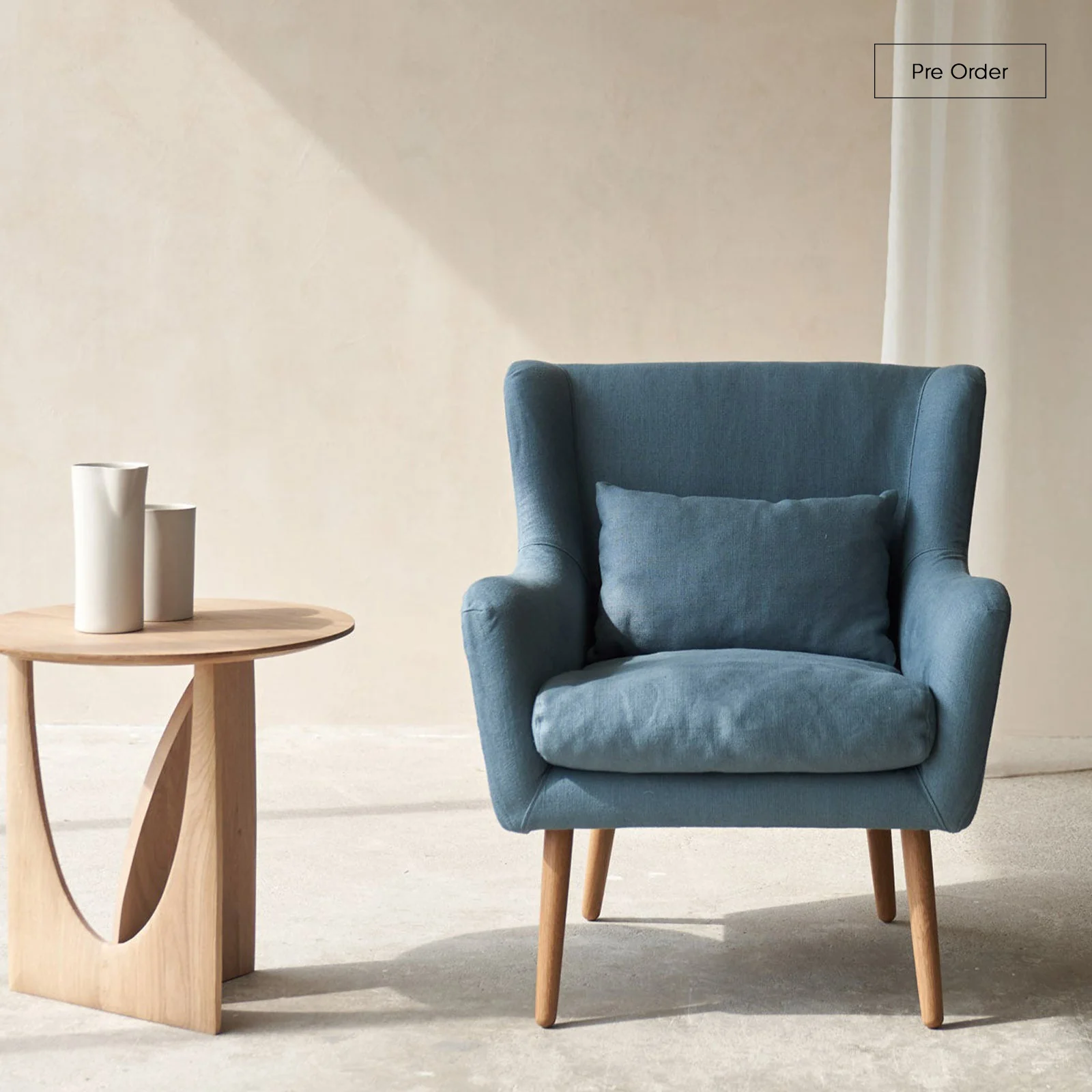 Long-Lasting Nelly Armchair Bespoke Fabric Practical