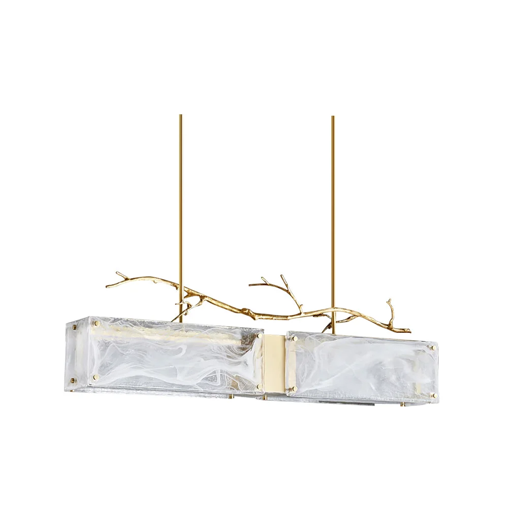 High-Grade Thalassa Glass Chandelier Minimalist