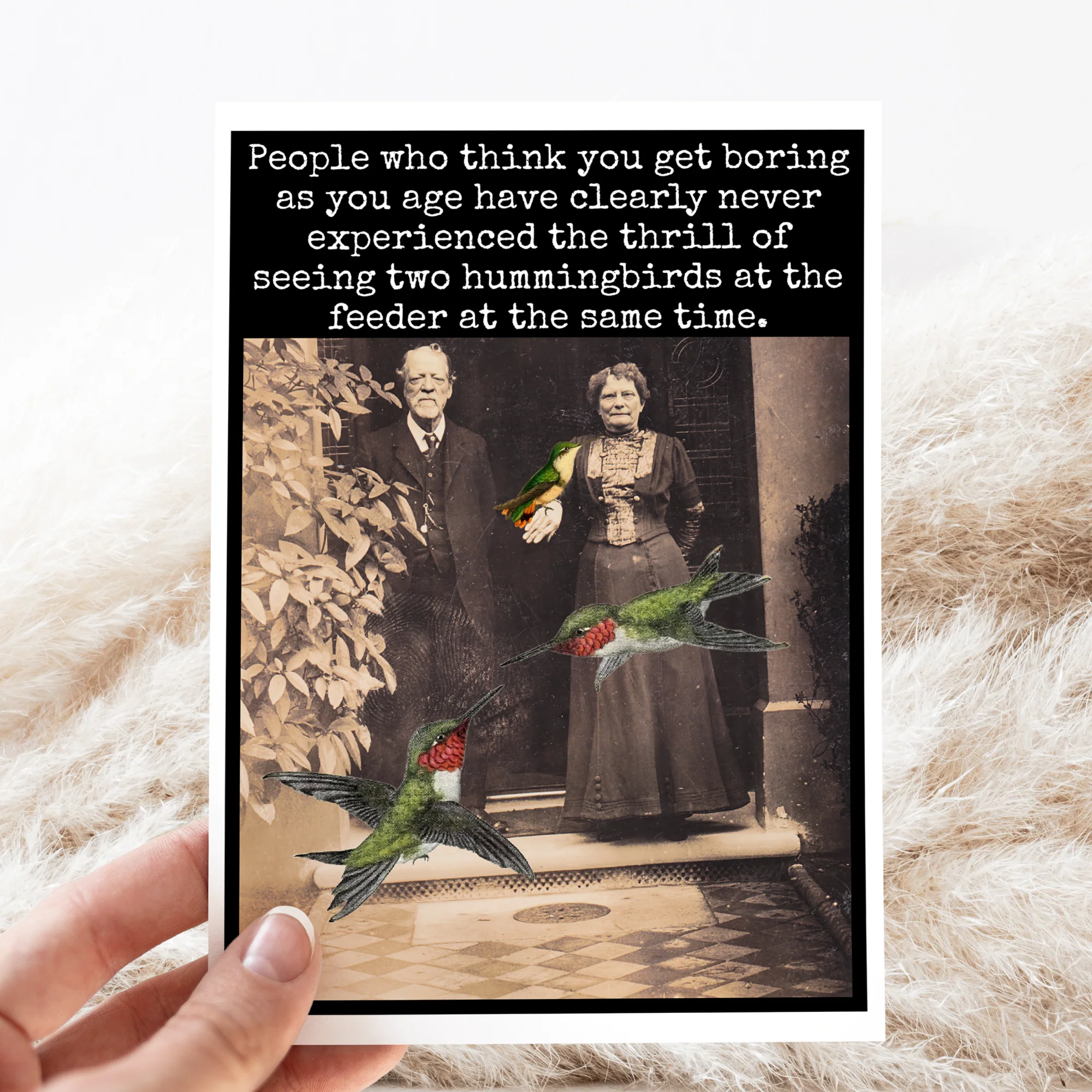 Enhanced Boring As You Age Birthday Card Optimized