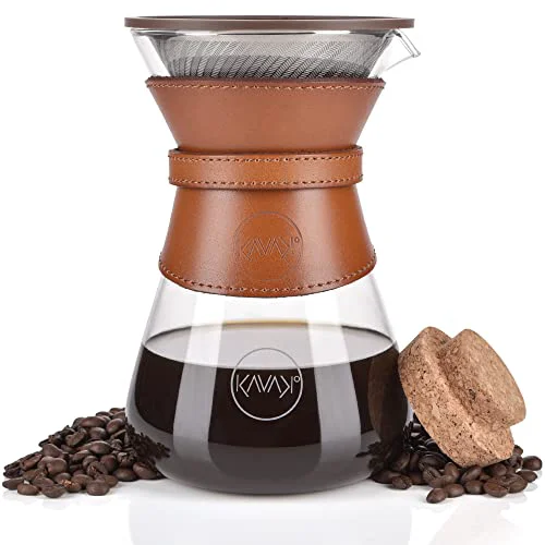 Advanced Pour Over Coffee Maker Set with Double Fashionable