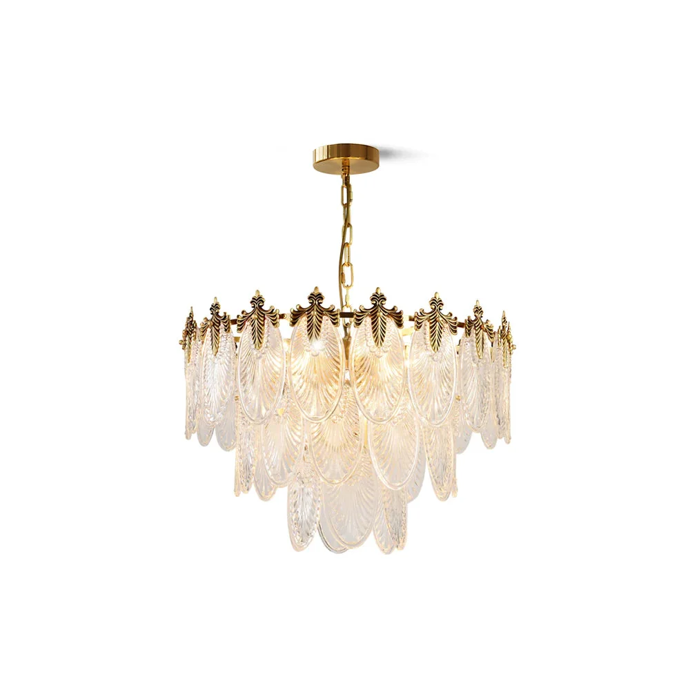 Fast Brass Leaves Chandelier Exceptional