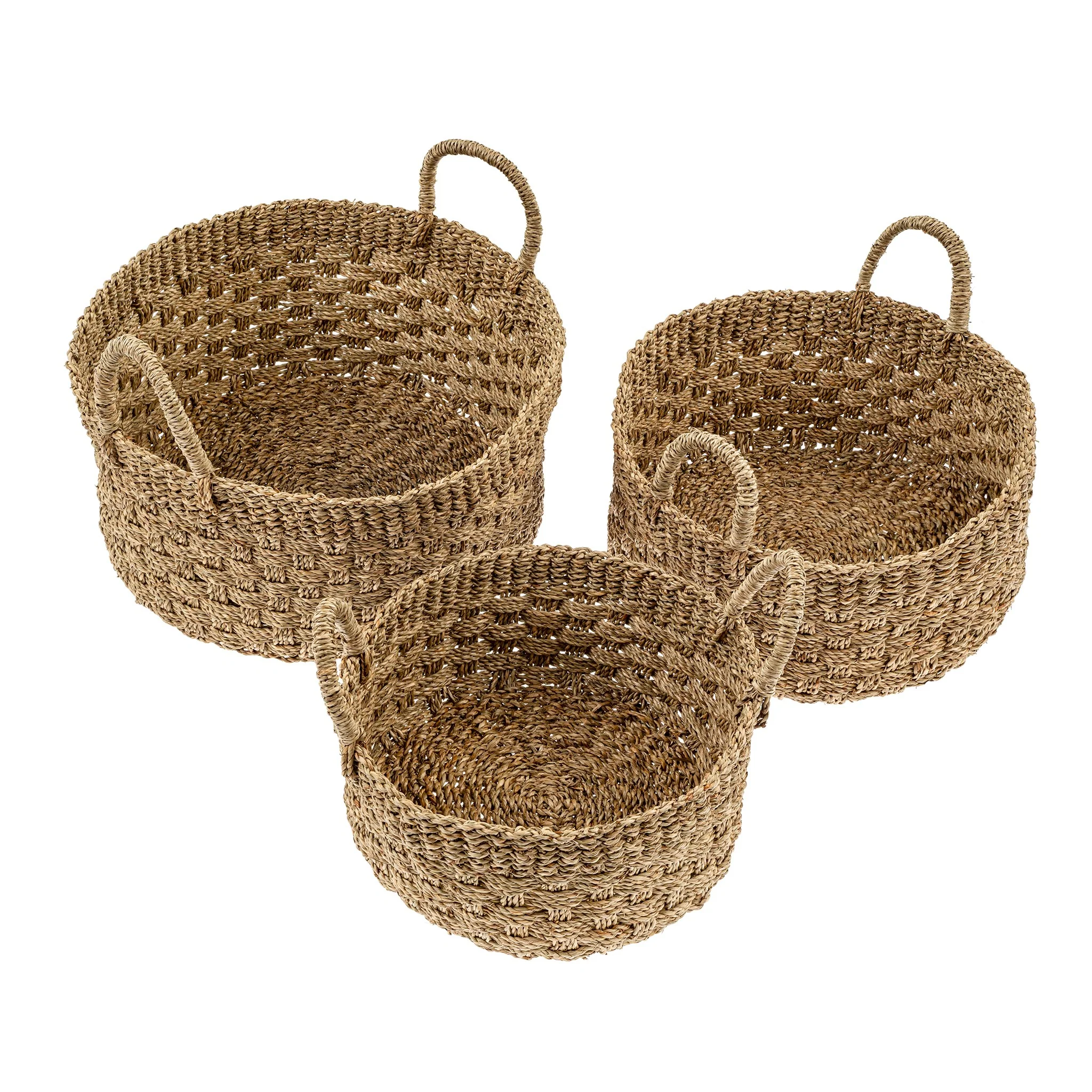 Elite Bimini Baskets Round – Set of 3 Long-Lasting