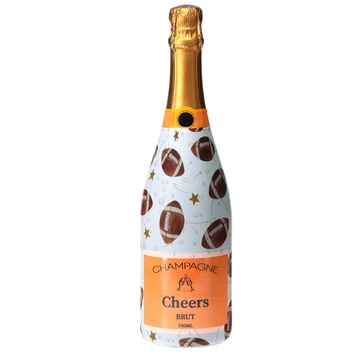 Premium Footballs Champagne Bottle Wrap Reusable