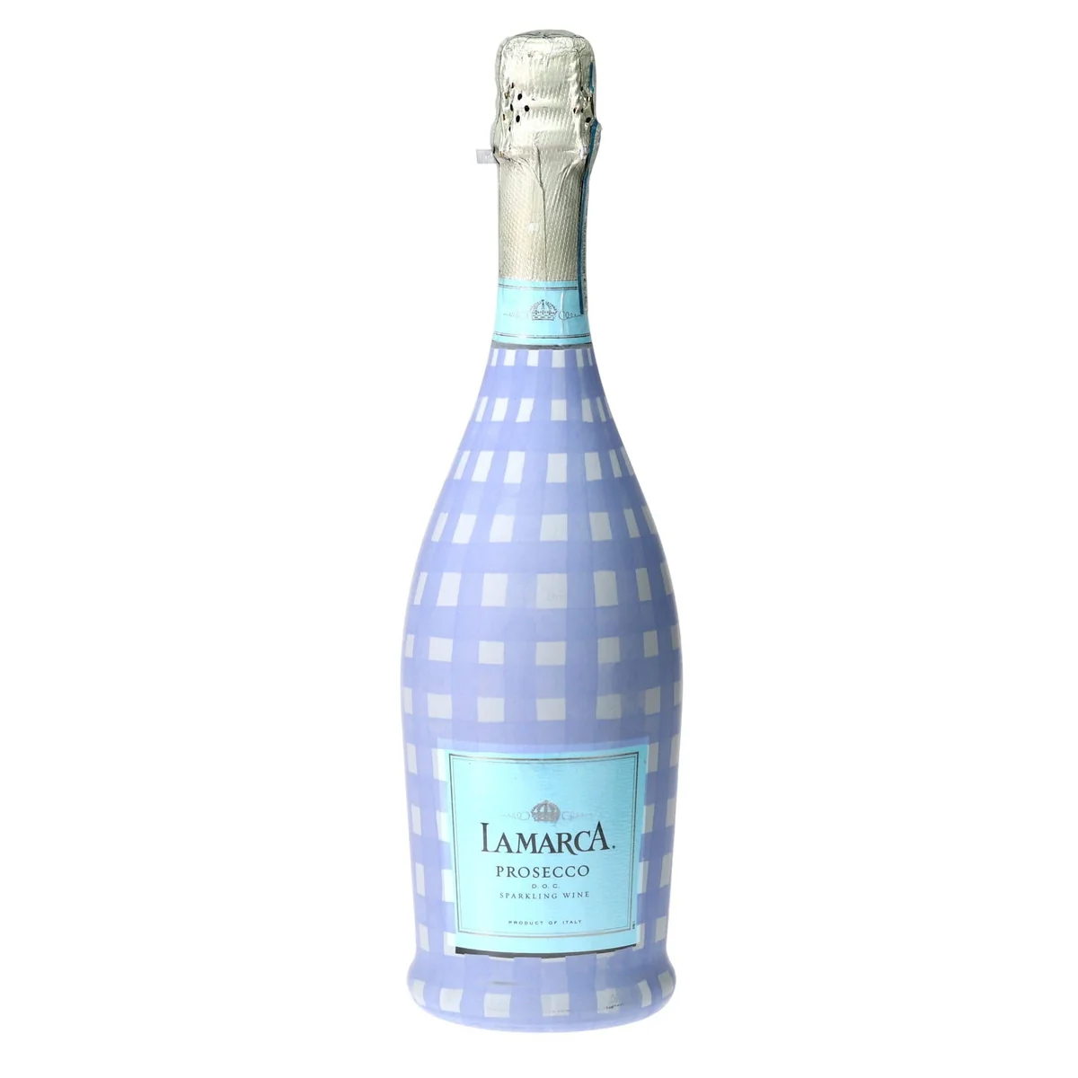 Versatile Lavender Haze Picnic Gingham Prosecco Bottle Wrap Original Design