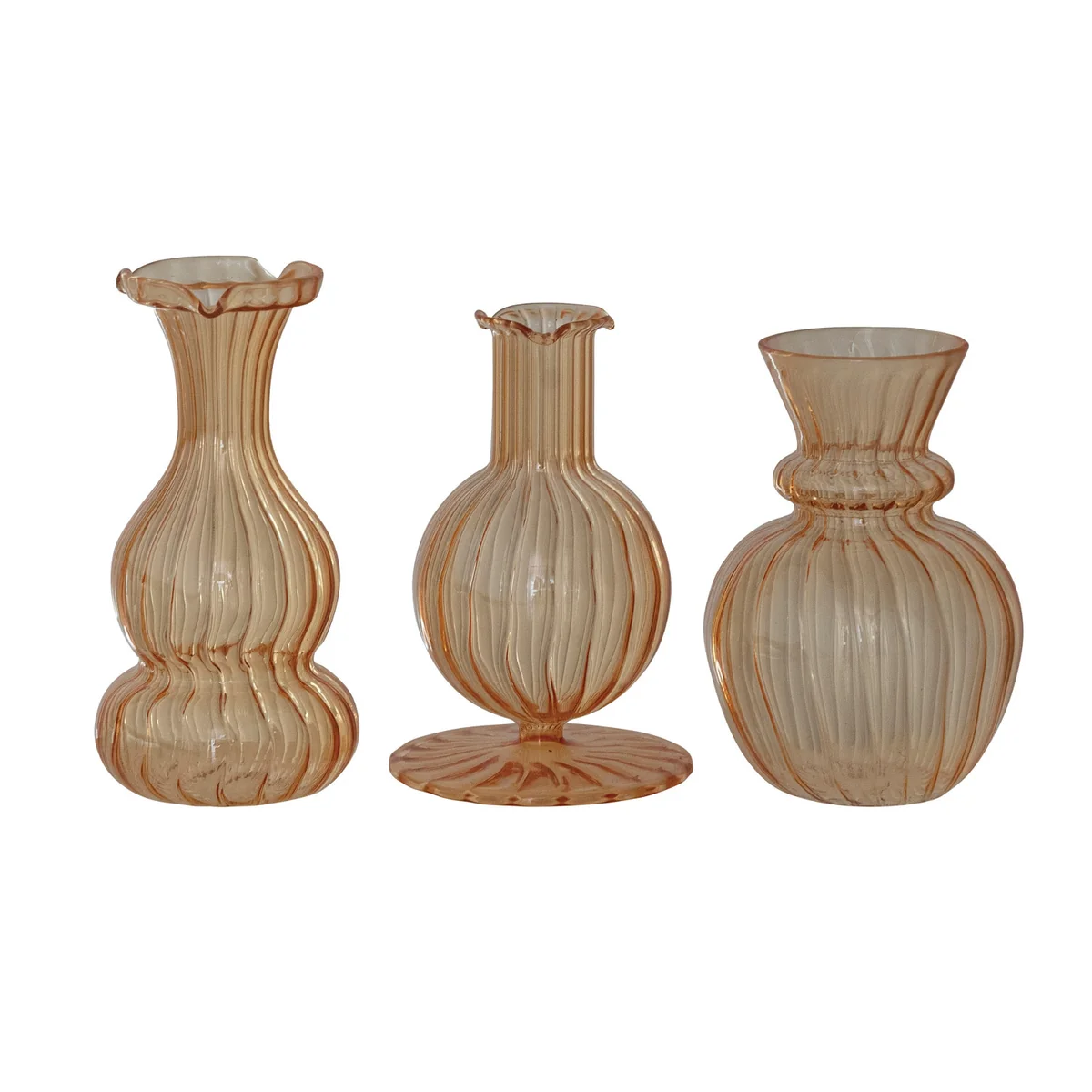 Trusted Hand-Blown Apricot Colo Glass Vase High-Performance