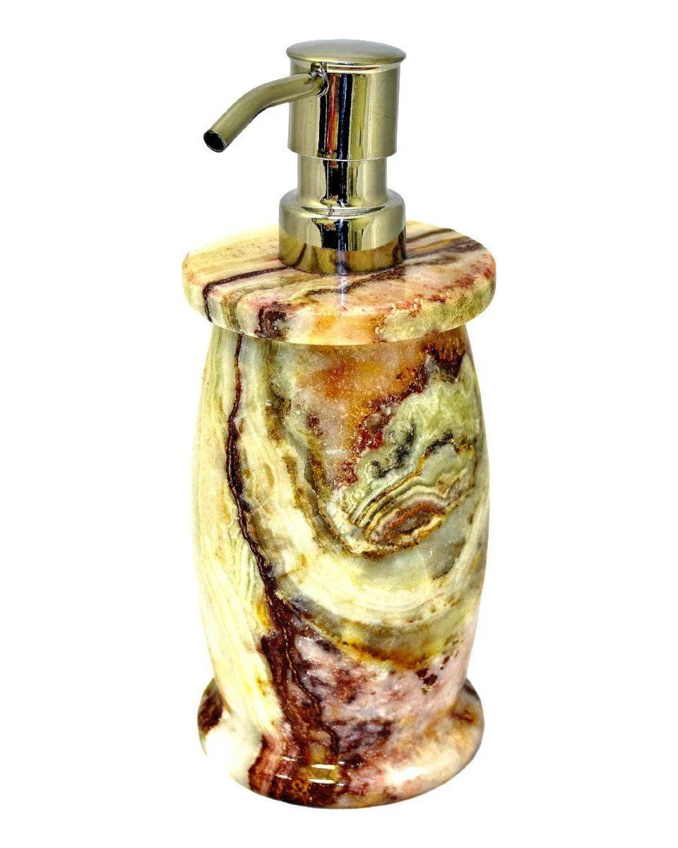 Classic Multi Green Onyx Liquid Soap Lotion Dispensers Refined