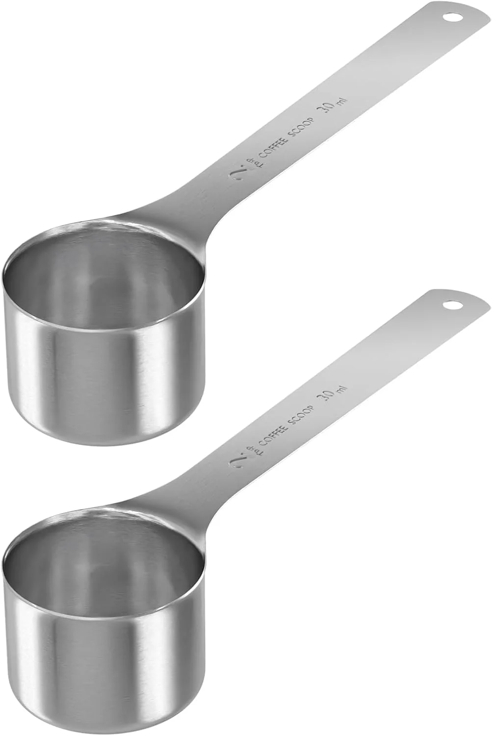 Effective 2PCS Coffee Scoop 2Tbsp 30ml Stainless Steel Measuring Spoon Responsible