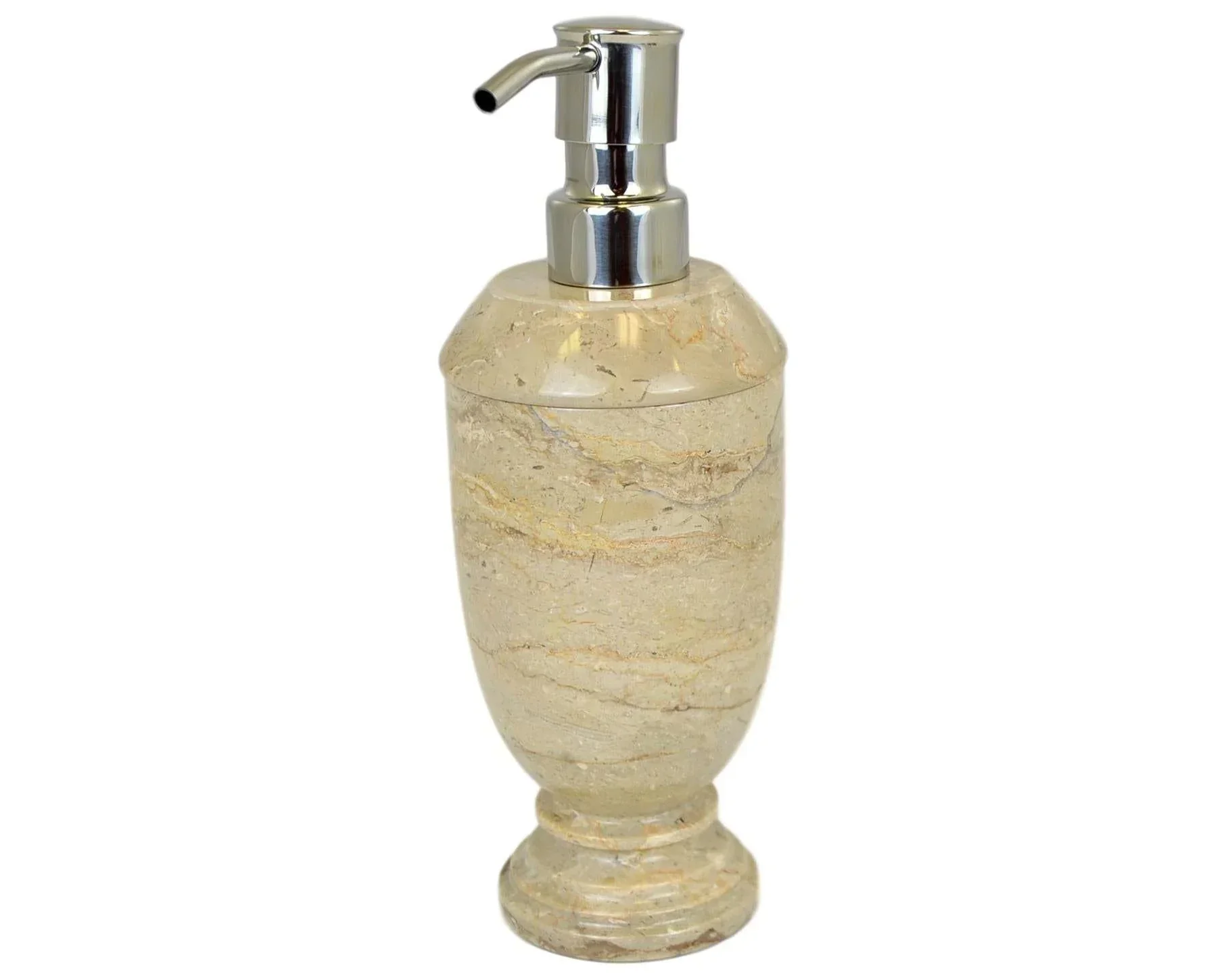 Recyclable Sahara Beige Marble Soap Lotion Dispenser Functional