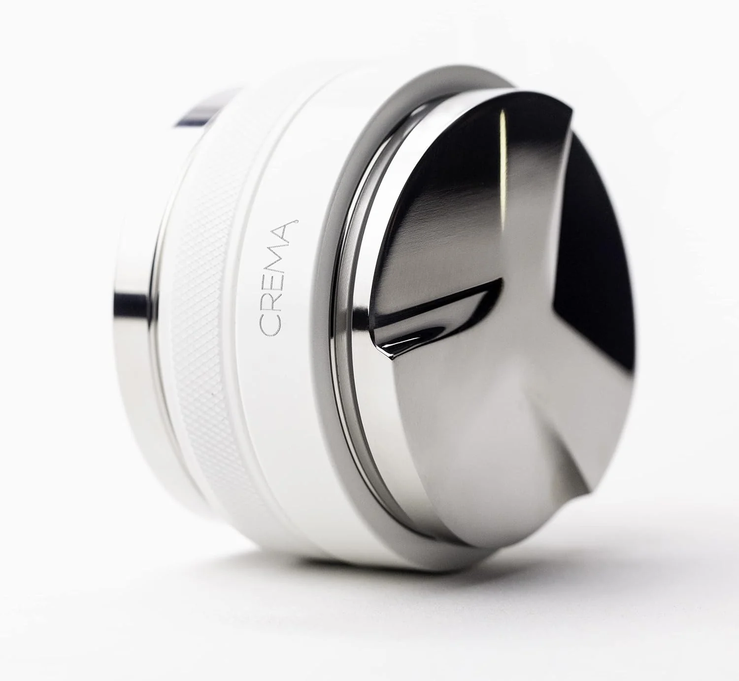 Natural CREMA Coffee Products 58.5mm Hand Tamper amp Distributor Compatible with any 58mm Double-Sided Adjustable Depth Tool Made with Durable 304 Stainless Steel White Casual