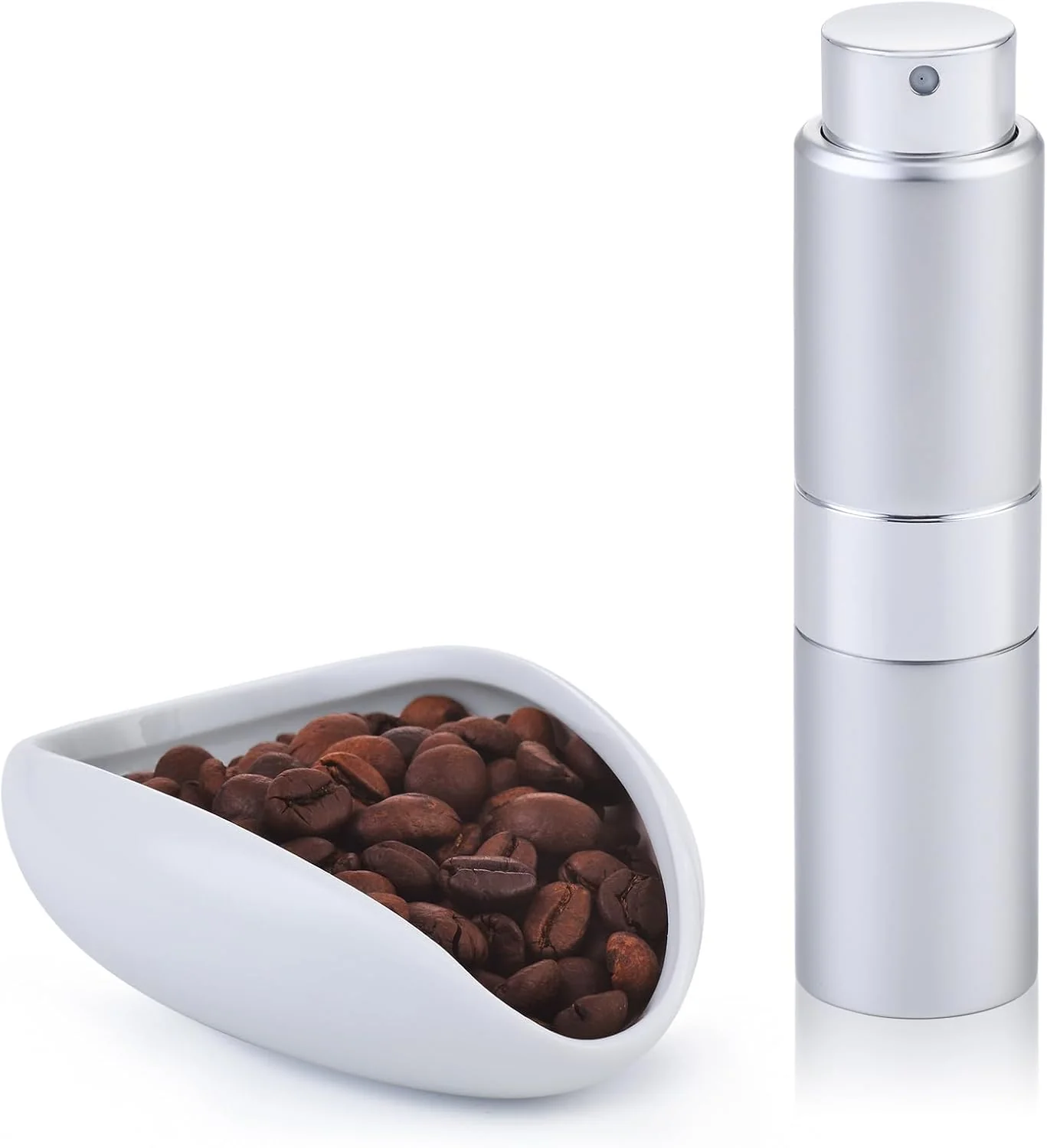 Quality Coffee Bean Dosing Cup with 20ML Spray Bottle Coffee Measuring Cups Espresso Bean Spritzer Kit Reusable