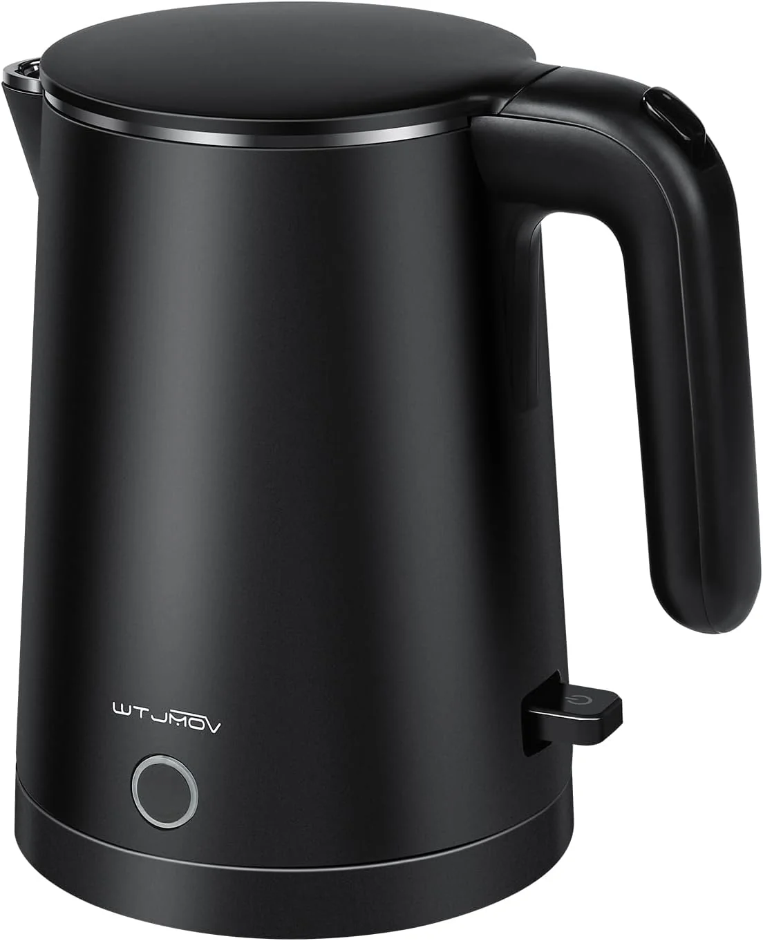 Dependable Electric Kettle Stainless Steel 1.0L Small Water Boiler 1200W Fast Boiling Double Wall Tea Kettle Pot Automatic Shut Off Prestigious