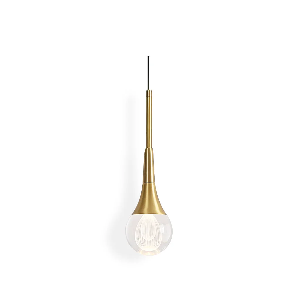 Fine Crafted Teardrop Crystal Pendant Light Consistent