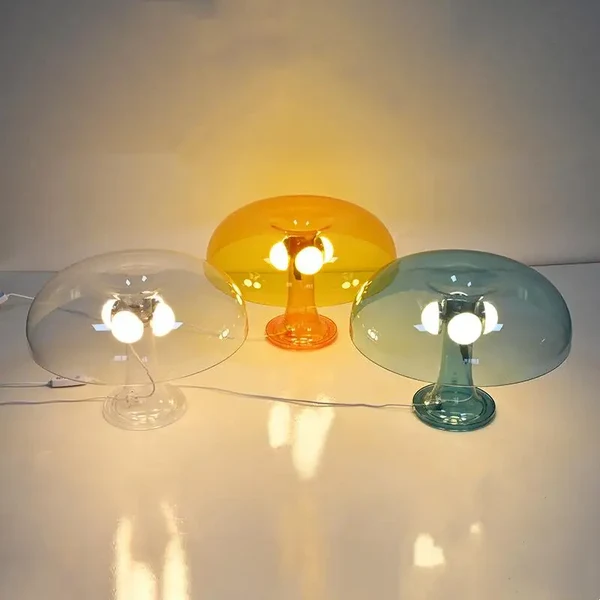 Recyclable Modern LED Mushroom Table Lamp Elegant