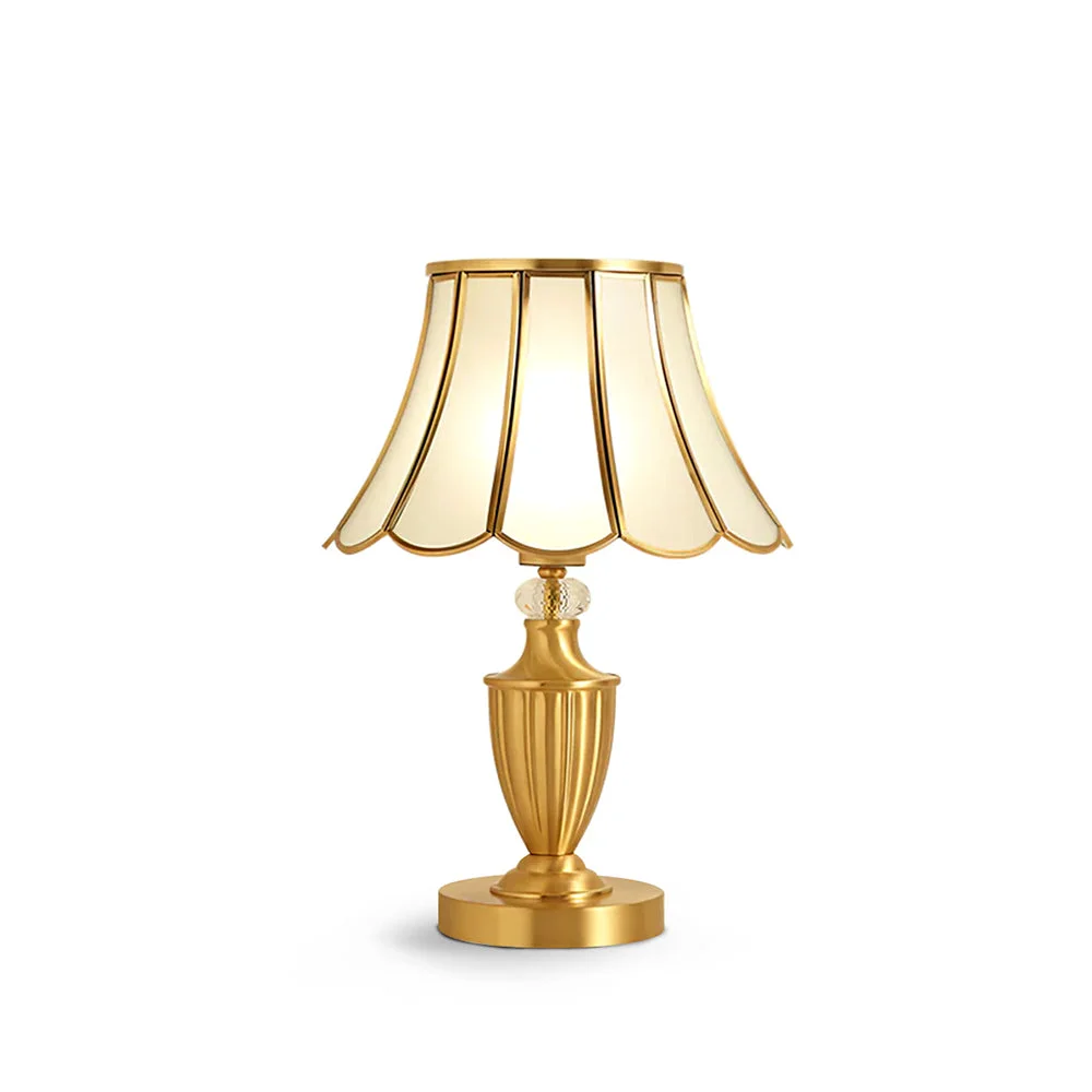 Minimalist Kristall Brass Table Lamp Healthy
