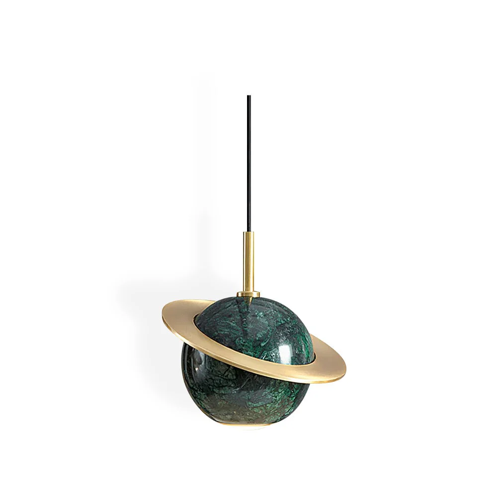 Refined Marble Sphere Pendant Lamp First-Class