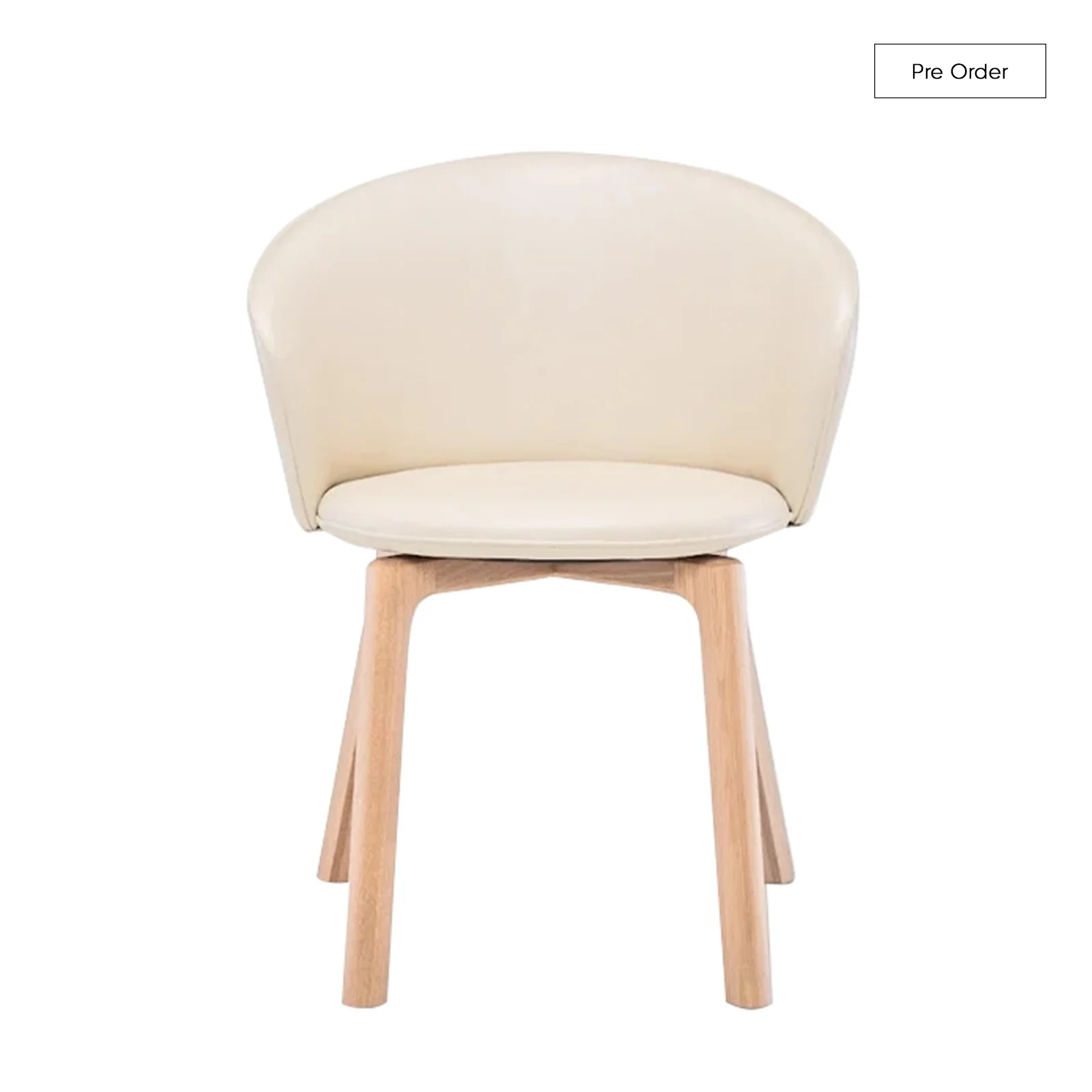 Superior Glide Dining Chair Oak – Bespoke Leather Green