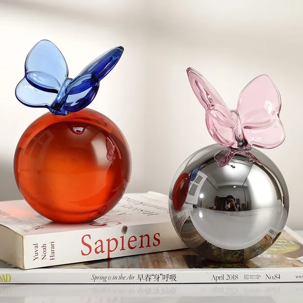 High-Grade Modern Glass Butterfly and Planet Ball Ornaments Elite