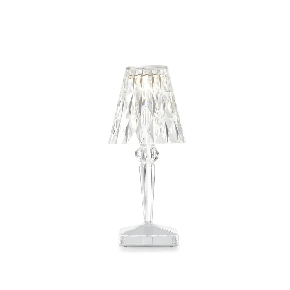 Outstanding Sparkle Glam Built-in Battery Table Lamp Fine Crafted
