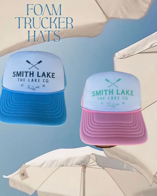 Original Design The Lake Co. Foam Trucker Hats Superior