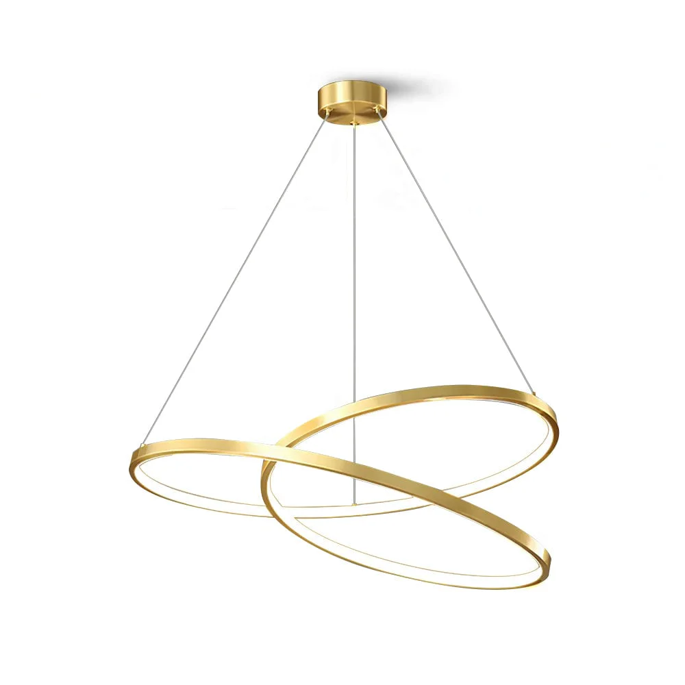 Easy-to-Use Geometric Curve Chandelier Luxury
