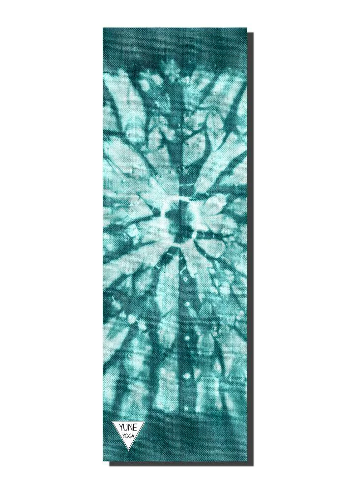 Elegant Yoga Mat 6mm Thick Green Tie Dye Non-Slip Eco Friendly Yune Yoga Sangfroid Outstanding