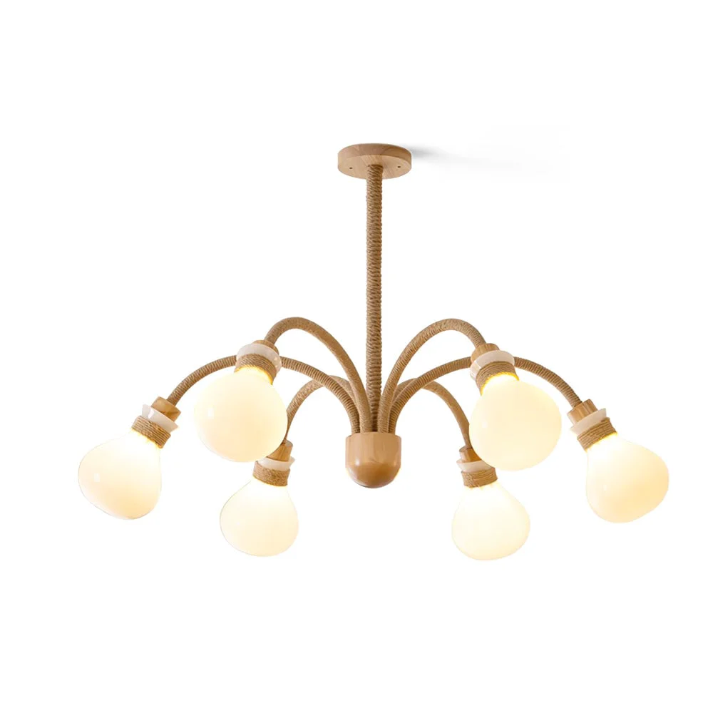 Pure Hemp Rope Chandelier High-End