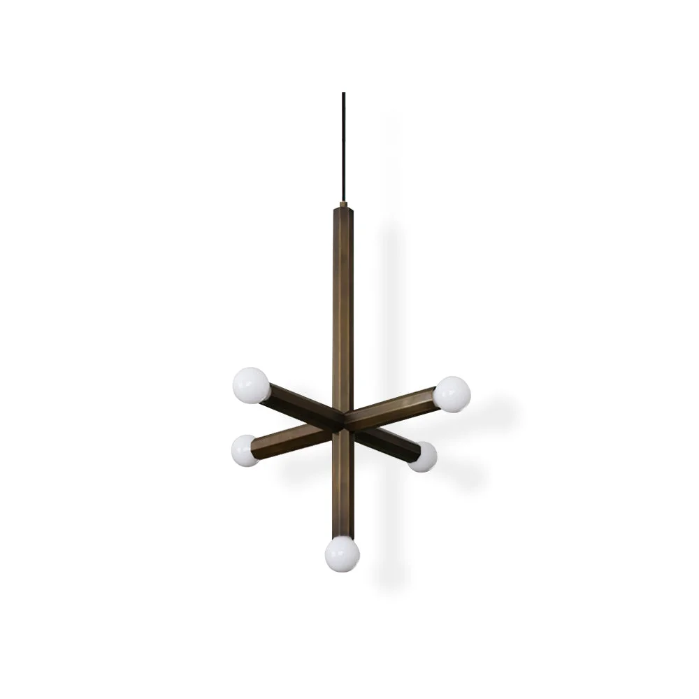 World-Class Brass Union Pendant Lamp Durable