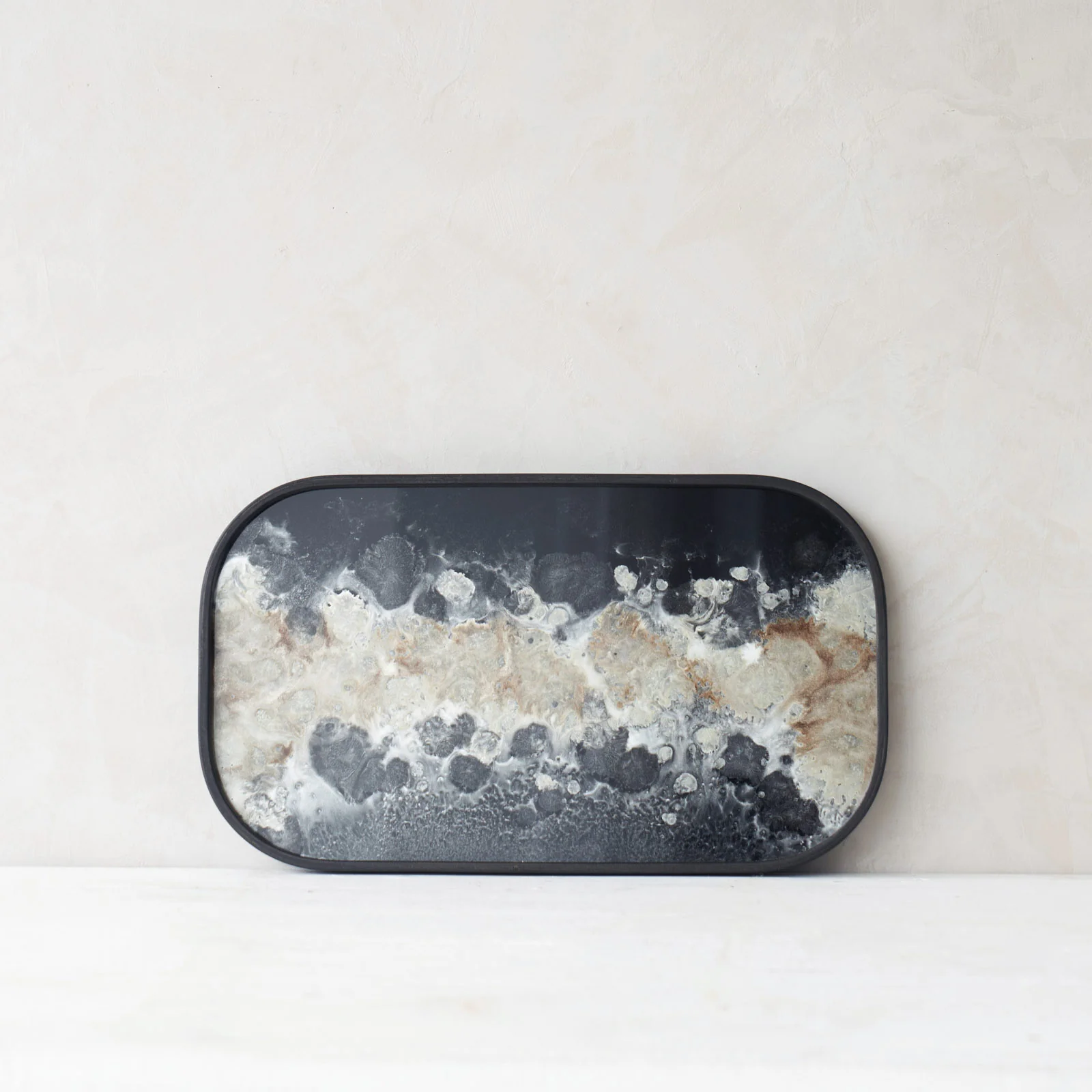 Quality Glass Valet Tray Organic – Black Reusable