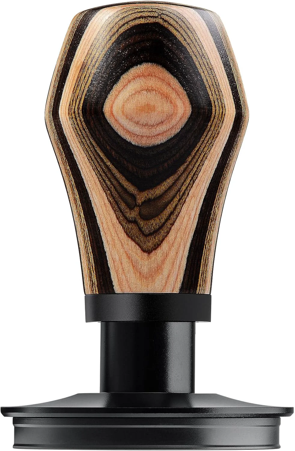 Clean Normcore 51mm Spring Loaded Espresso Tamper V4.1 – Click Sound Feedback Titanium PVD Flat Base Fits Delonghi 51mm Portafilters Practical