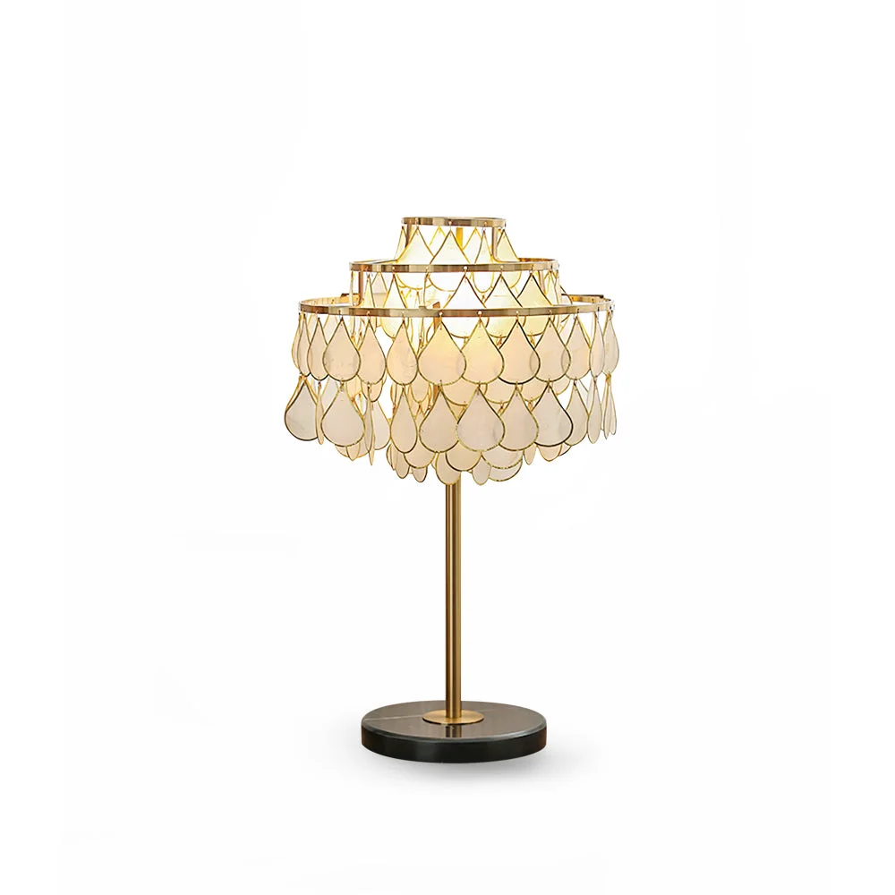 Trusted Vivant Shell Table Lamp Crafted
