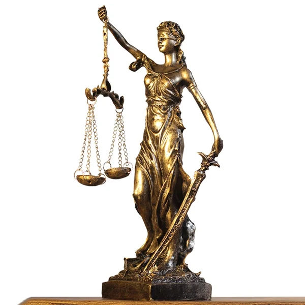 High-End Justice Goddess Statue Organic