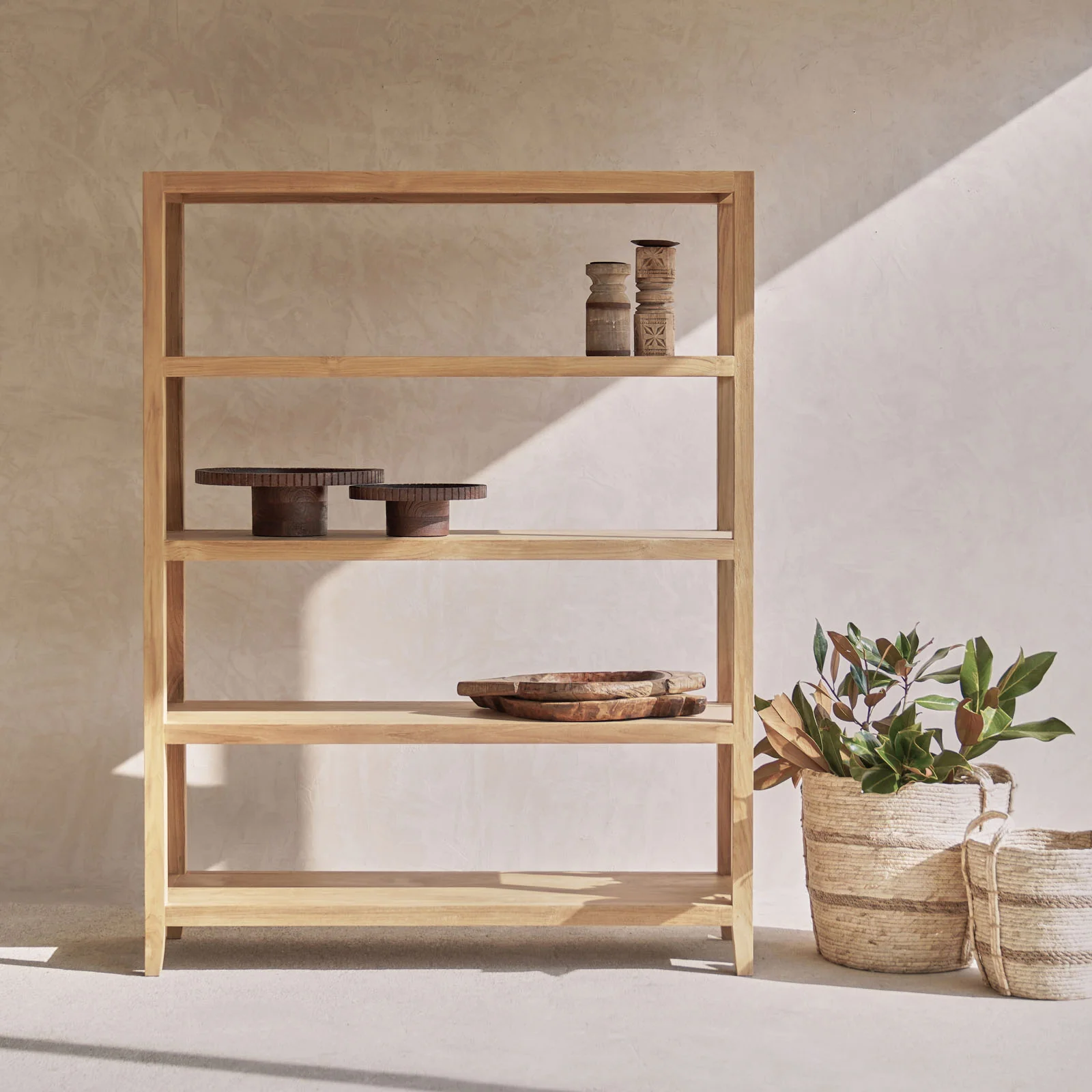 Clean Finn Rack Old Teak – Natural 160cm Secure