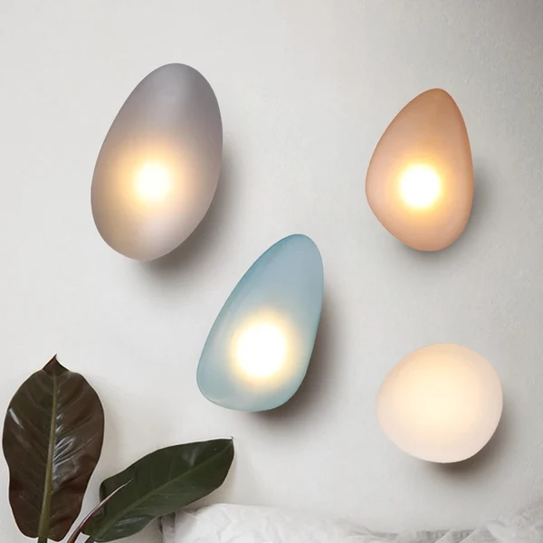 Trusted Nordic Glass LED Wall and Ceiling Light Organic