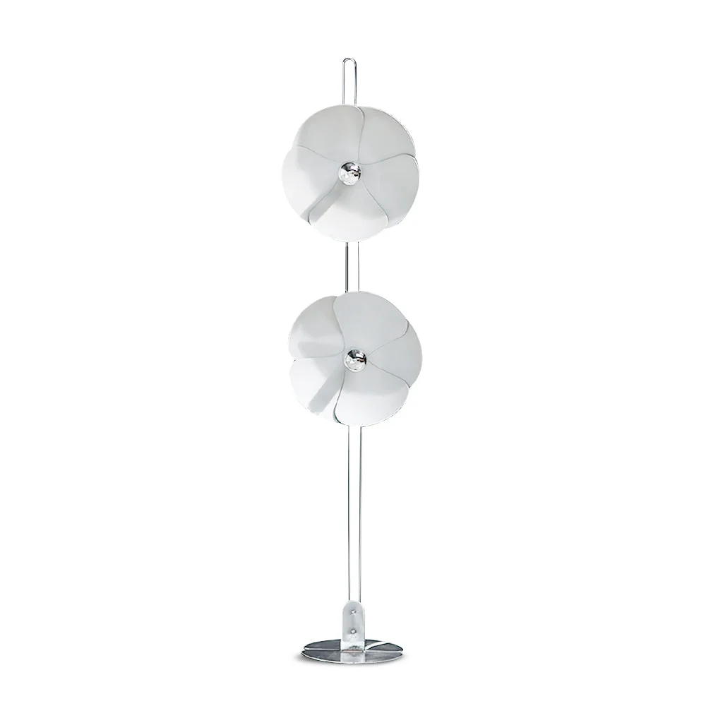 Advanced Flower Silver Floor Lamp Reusable