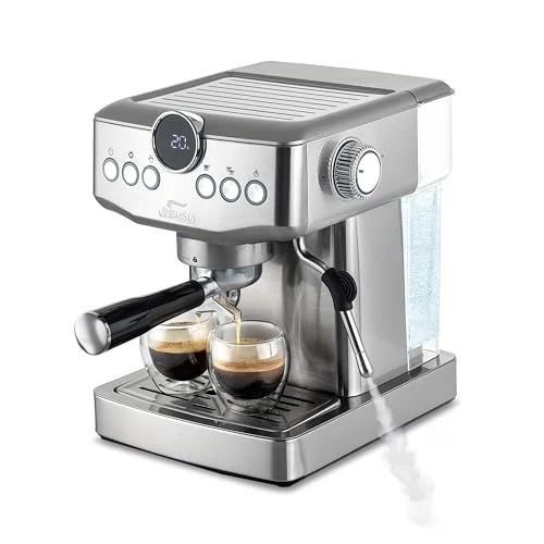 Advanced Espresso Machine 20 Bar with Steam Milk Frother Elite