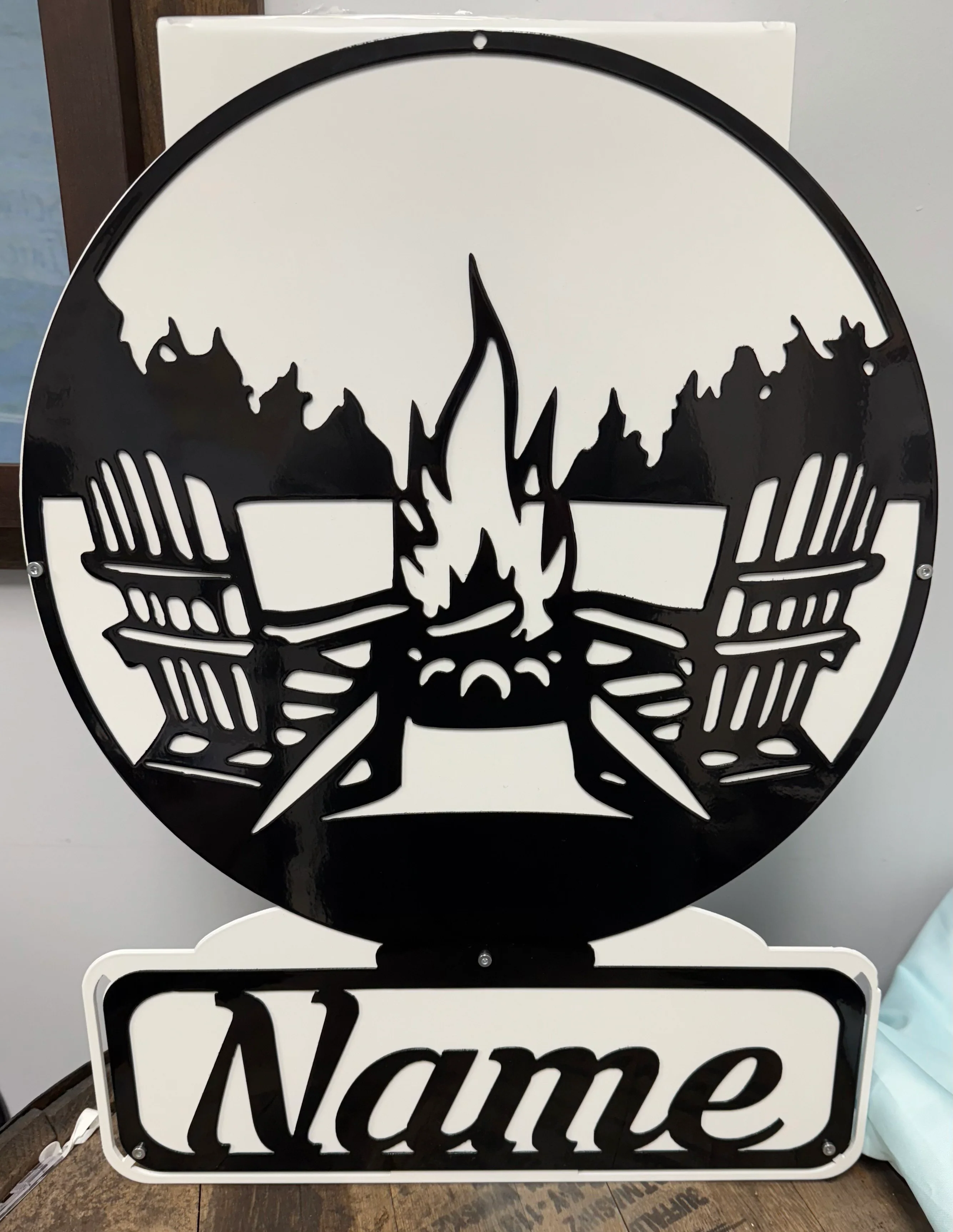 High-End Fifth Wheel Pin Mount Sign Sustainable