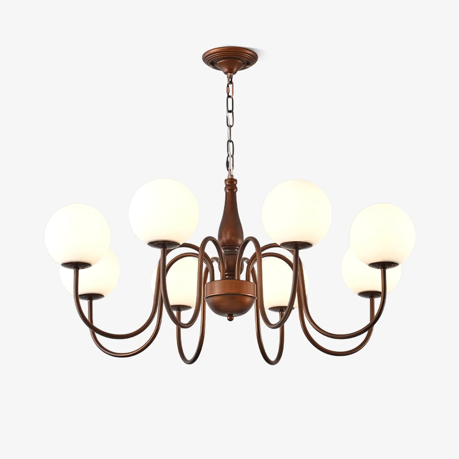 Practical Grove Balls Chandelier Crafted