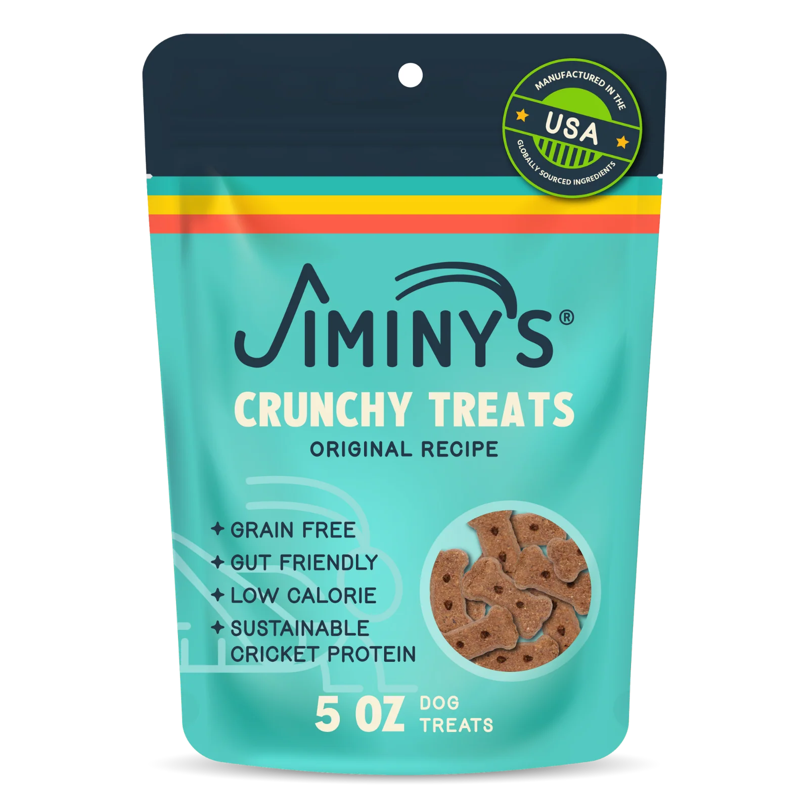 Smart Jiminy’s Crunchy Cricket Dog Treat Authentic