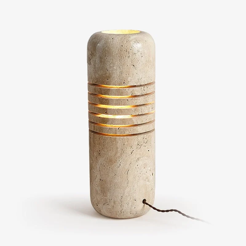 Superior Big Stone Bucket Floor Lamp Quality
