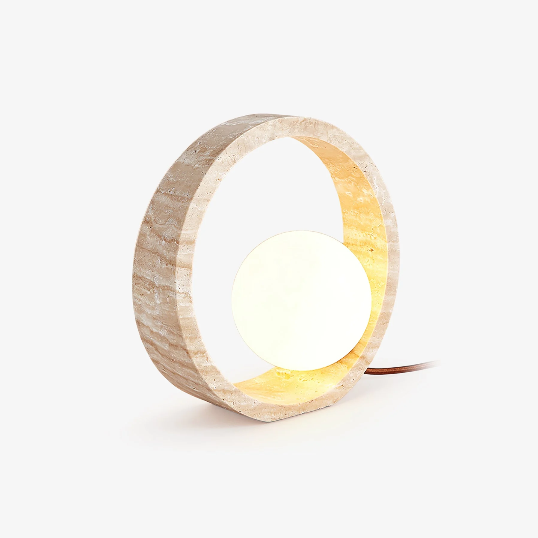 Eco-Friendly Q Circle Table Lamp Enhanced