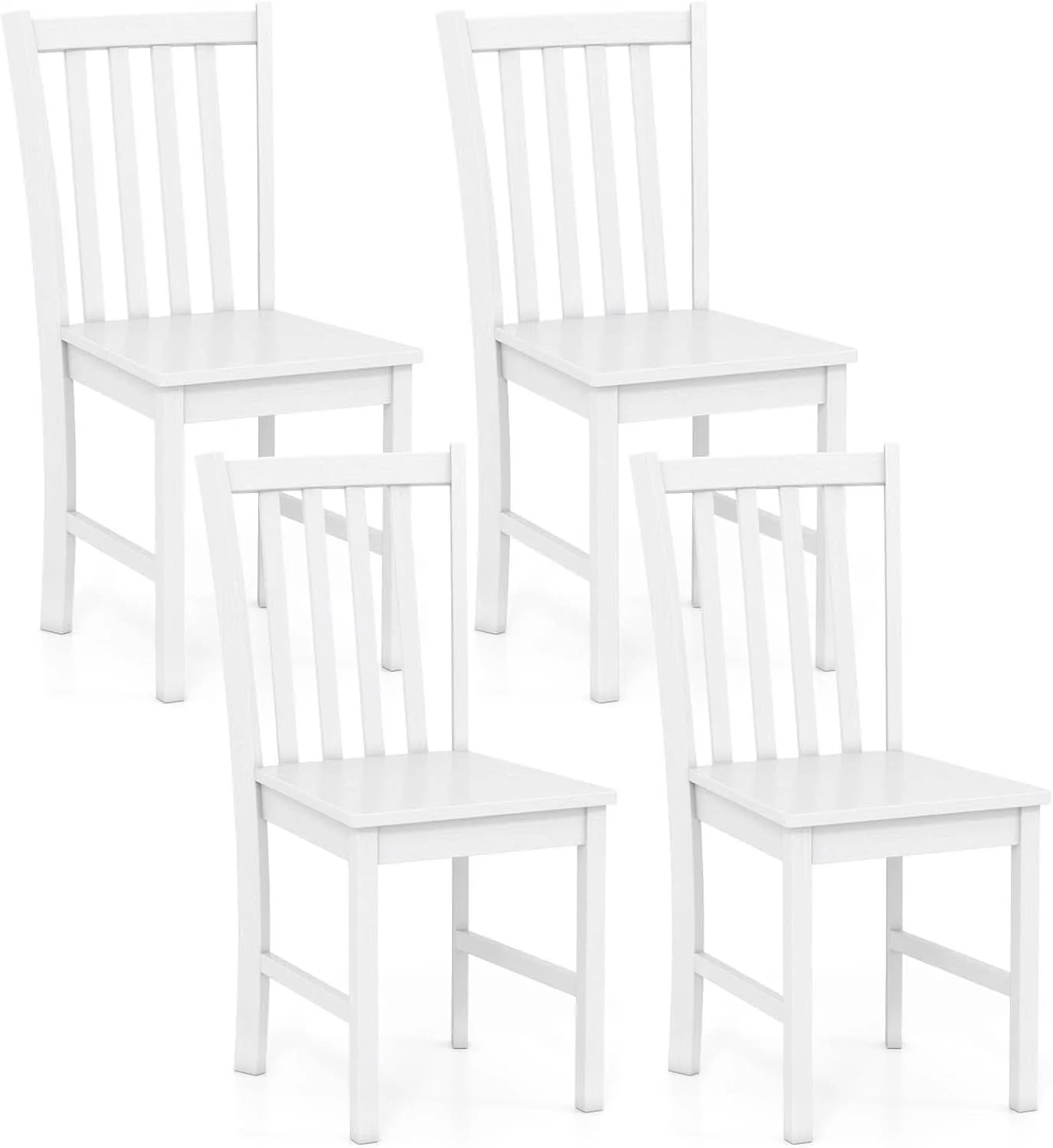 High-Grade White Curved Back Dining Chairs Collection Edition Optimized