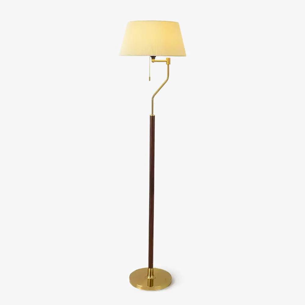 Modern Walnut Whisper Floor Lamp Authentic