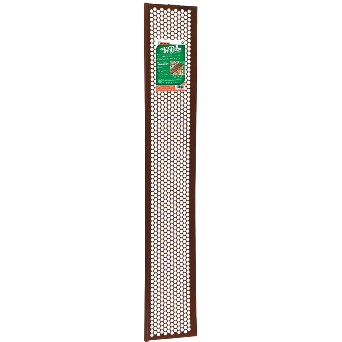 Minimalist Frost King 6-1 2 In. x 3 Ft. Brown Vinyl Snap-In Gutter Screen Green
