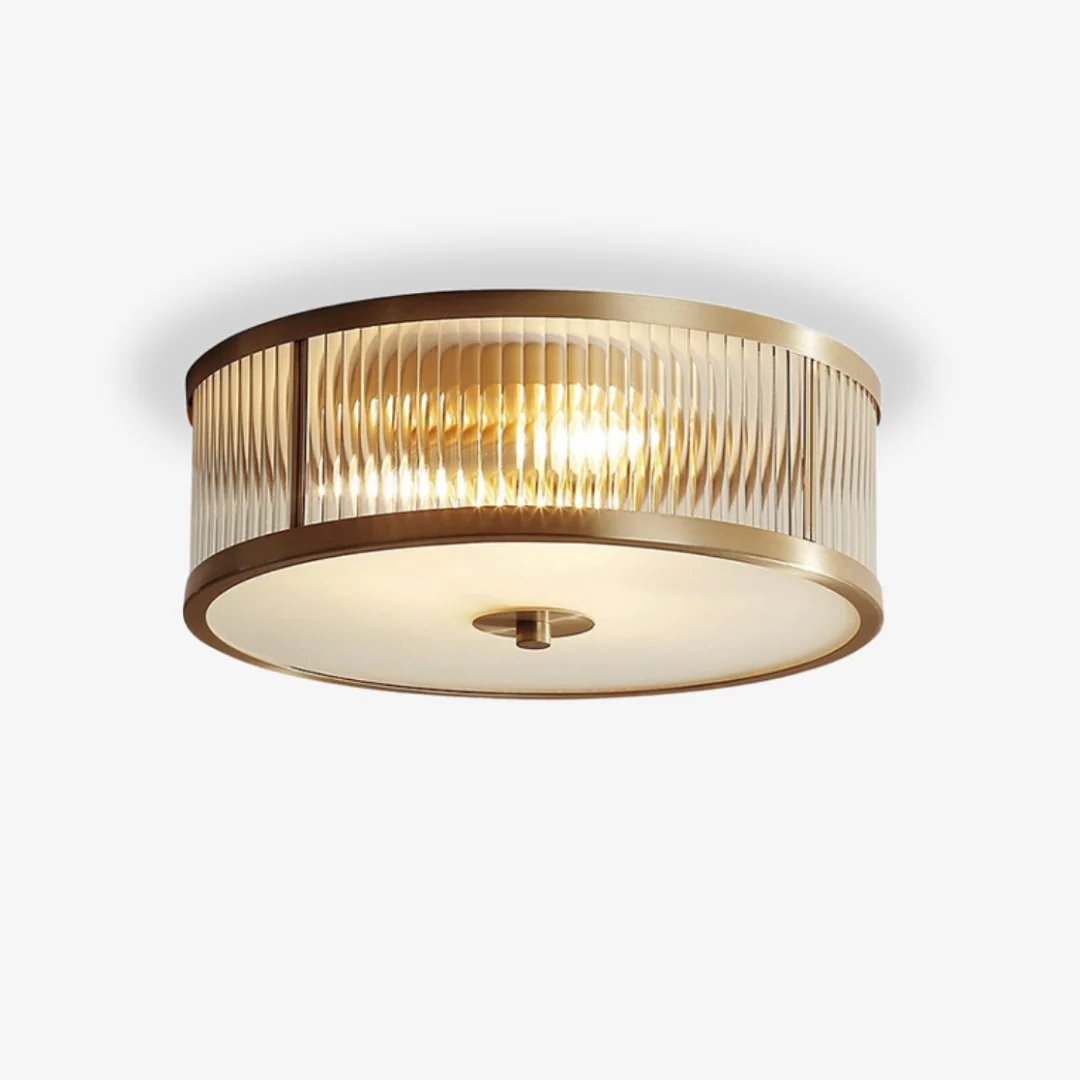 Comfortable American Frosted Glass Ceiling Light Enhanced