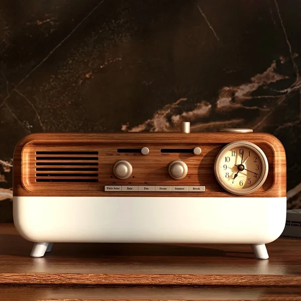 Responsible Vintage White Noise Alarm Clock with Wake-Up Light Relaxed