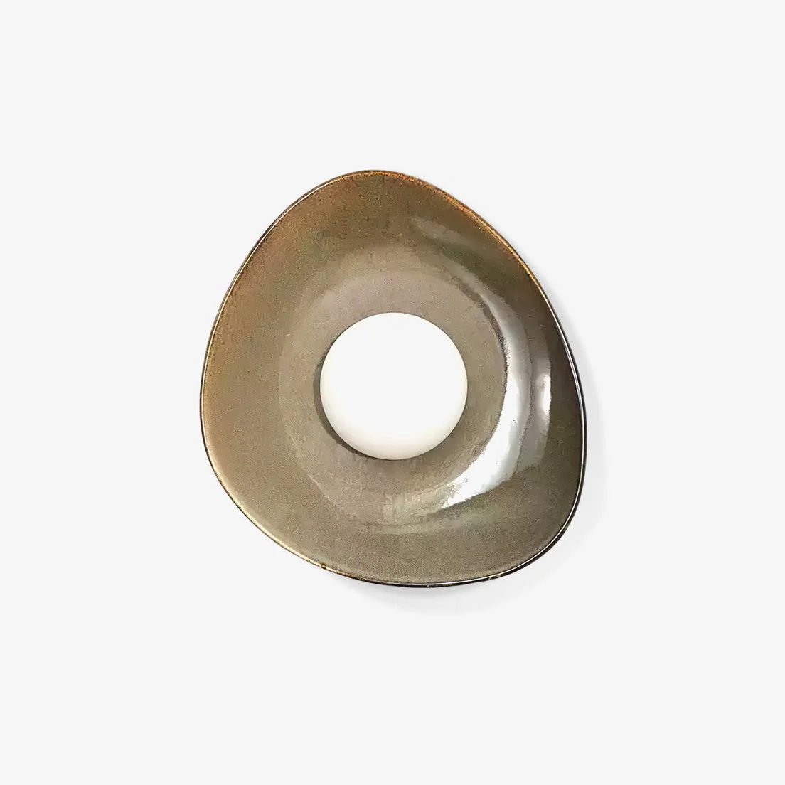 Safe Pebble Disc Wall Light Powerful